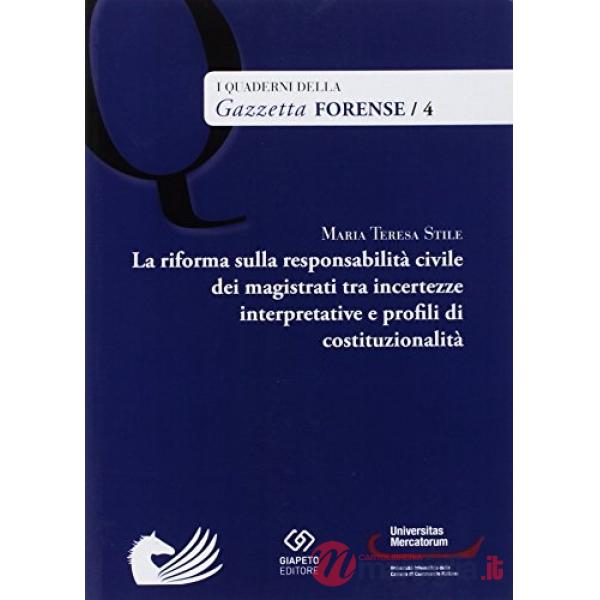 Riforma sulla responsabilità civile dei magistrati