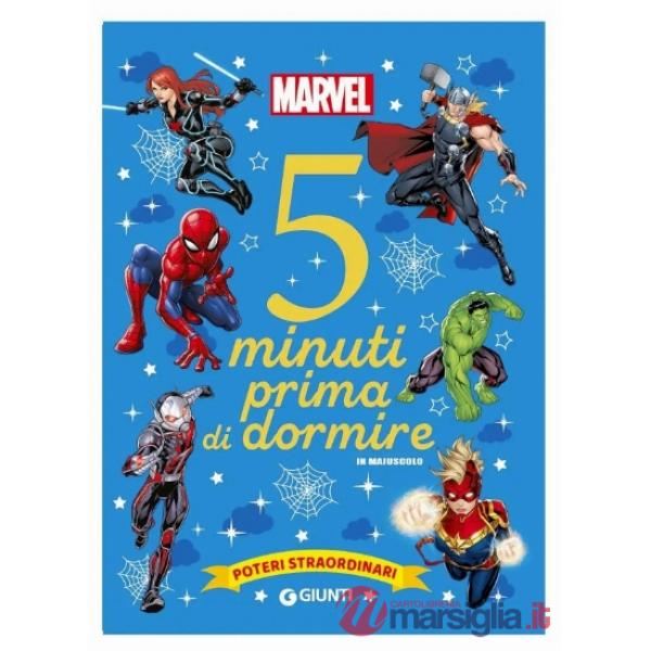 Poteri straordinari. Marvel. 5 minuti prima di dormire. In maiuscolo. Ediz. a colori
