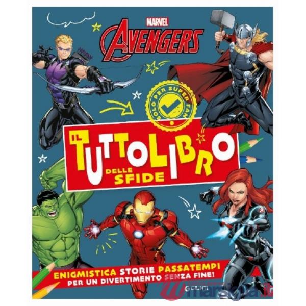 Tuttolibro delle sfide. Avengers. Enigmistica, storie, passatempi per un divertimento senza fine! Ediz. a colori (Il)
