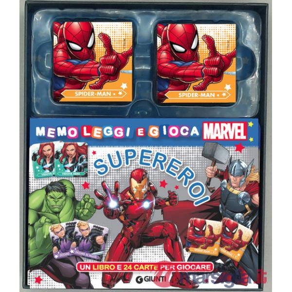 Marvel. Memo leggi e gioca. Supereroi. Ediz. a colori. Con 24 Carte