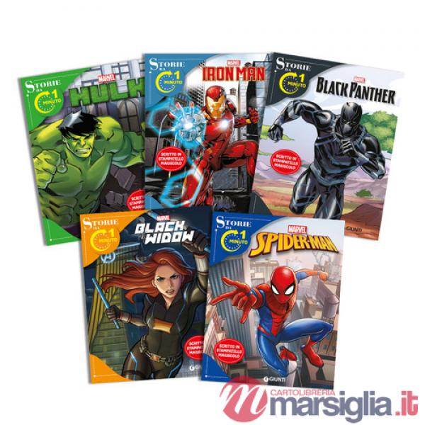 Marvel. Storie da 1 minuto (5 titoli sfusi). Ediz. a colori