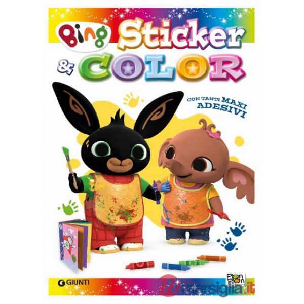 Grandi amici. Sticker & color. Bing. Activity book. Con adesivi. Ediz. a colori