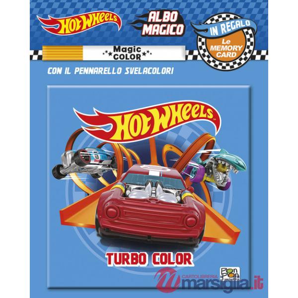 Turbo color. Albo magico. Hot Wheels. Ediz. a colori. Con pennarello svelacolori