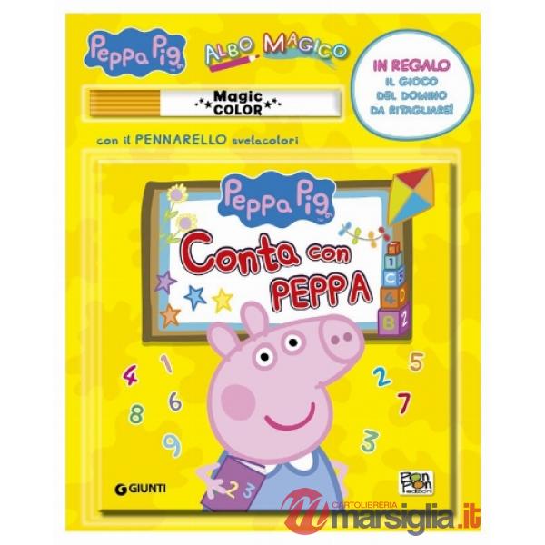 Conta con Peppa. Albo magico. Peppa Pig. Ediz. a colori. Con pennarello svelacolori