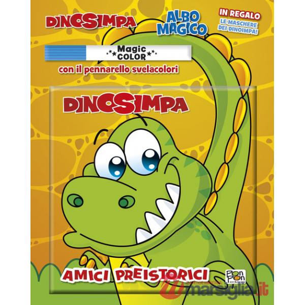 Amici preistorici. Dinosimpa. Albo magico. Ediz. a colori. Con pennarello