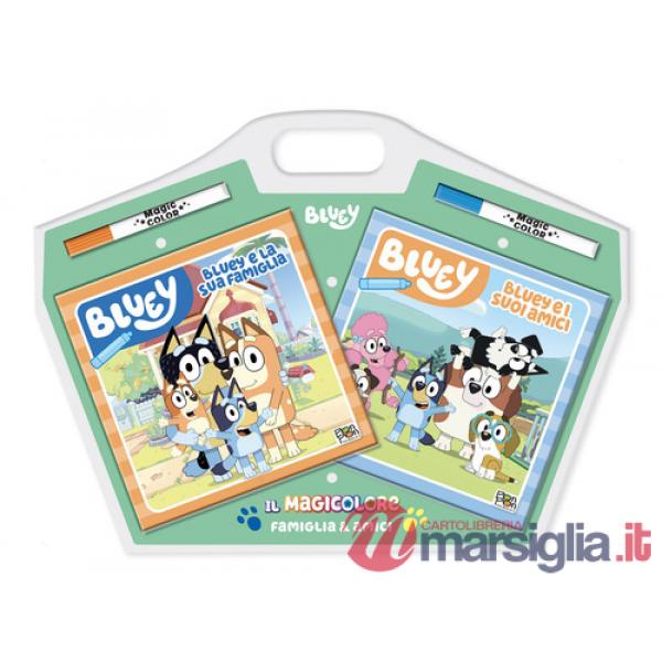 Amici & famiglia. Magicolore. Bluey. Ediz. illustrata. Con 2 pennarello magic color