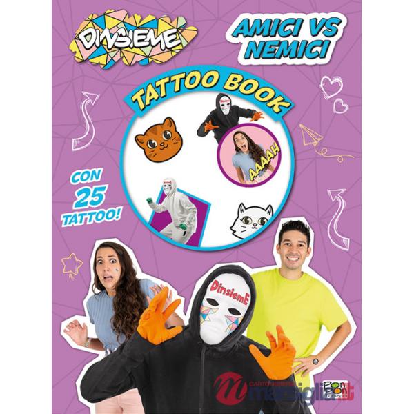 Amici vs nemici. DinsiemE. Tattoo book. Con 25 tatuaggi temporanei. Con Poster