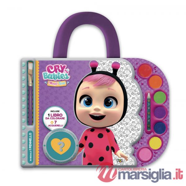 Cry Babies. Valigetta acquerelli. I colorelli. Ediz. a spirale. Con acquerelli, pennello, pastello a cera bianco