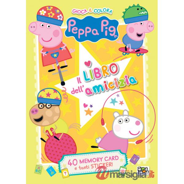 Libro dell'amicizia. Peppa Pig. Gioca & colora. Con adesivi. Ediz. a colori (Il)