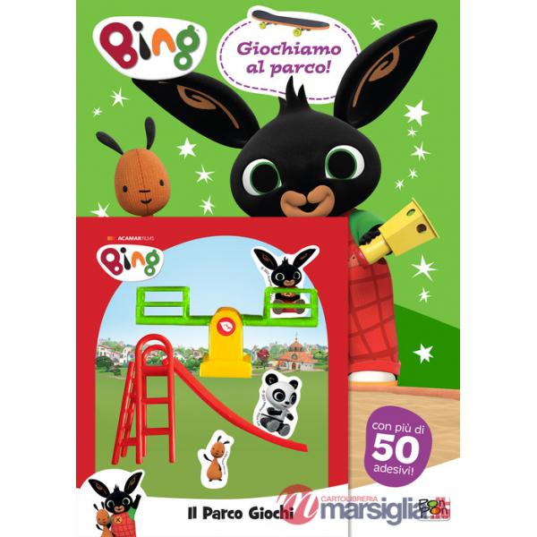 Giochiamo al parco! Bing. Con adesivi. Ediz. a colori. Con kit del parco giochi