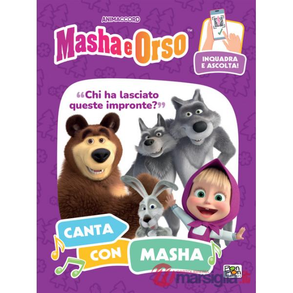 Chi ha lasciato queste impronte? Canta con Masha. Masha e Orso. Ediz. a colori. Con QR code per ascoltare la canzone