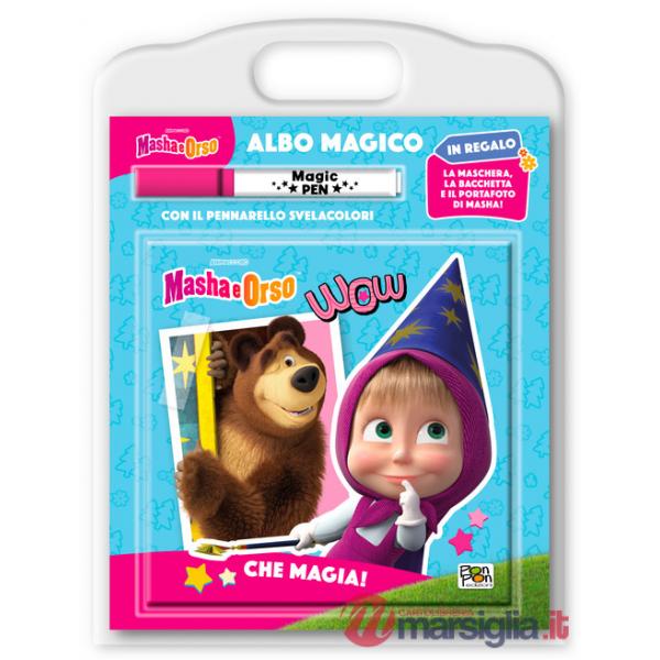 Che magia! Masha e Orso. Albo magico. Ediz. a colori. Con pennarello svelacolori