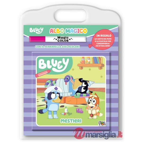 Mestieri. Albo magico. Bluey. Ediz. a colori. Con pennarello svelacolori