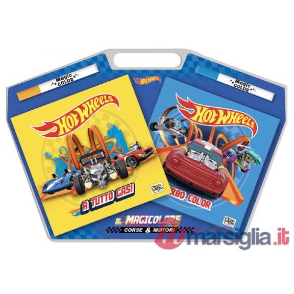 Corse & motori. Hot Wheels. Magicolore. Ediz. a colori. Con pennarello svelacolori