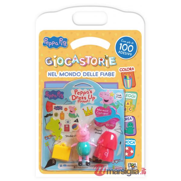 Nel mondo delle fiabe. Peppa Pig. Giocastorie. Ediz. a colori. Con playset vestitini