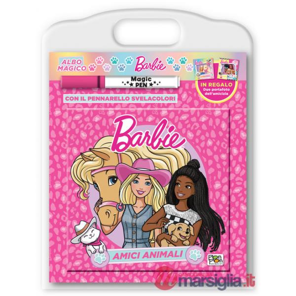 Barbie. Amici animali. Albo magico. Con pennarello svelacolori