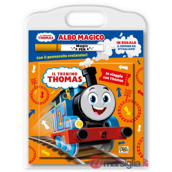 In viaggio con Thomas. Il trenino Thomas. Albo magico. Ediz. a colori. Con pennarello svelacolori