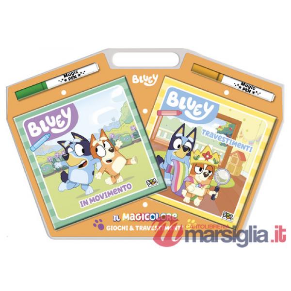 Giochi e travestimenti. Bluey. Magicolore. Ediz. a colori. Con 2 pennarelli svelacolore