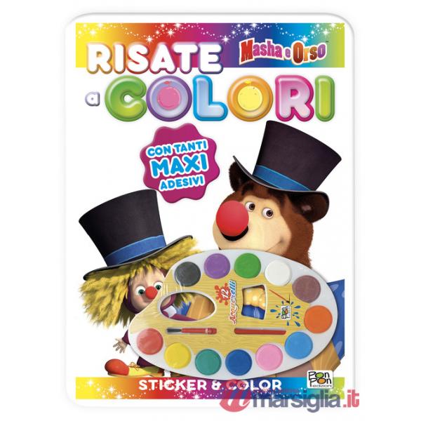 Risate a colori. Masha e Orso. Ediz. a colori. Con acquerelli