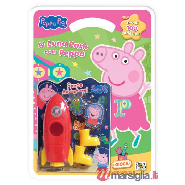 Al luna park con Peppa. Peppa Pig. Con adesivi. Ediz. a colori. Con razzo spaziale