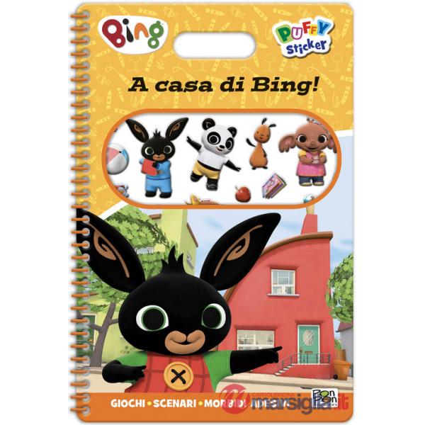 A casa di Bing! Bing. Puffy sticker. Ediz. a colori. Ediz. a spirale. Con Adesivi