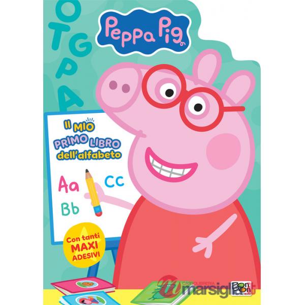 Mio primo libro dell'alfabeto. Peppa Pig. Con adesivi. Ediz. a colori (Il)