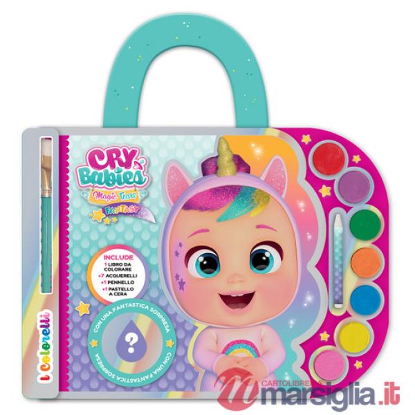 Cry Babies. Fantasy. Valigetta con acquerelli. I colorelli. Ediz. a colori. Ediz. a spirale. Con acquerelli, pennello, pastello 