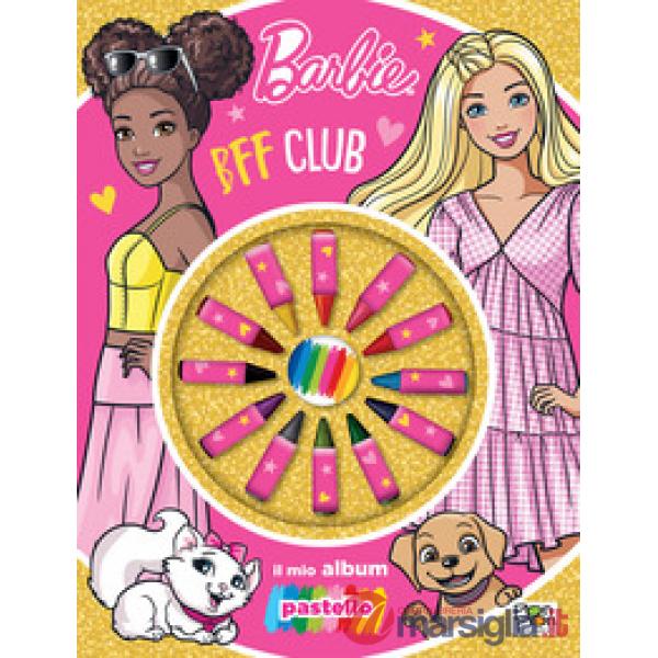 BFF club. Barbie. Il mio album pastello. Ediz. a colori. Con 12 pastelli a cera
