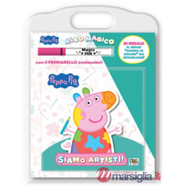 Siamo artisti! Albo magico. Peppa Pig. Ediz. a colori. Con pennarello svelacolori