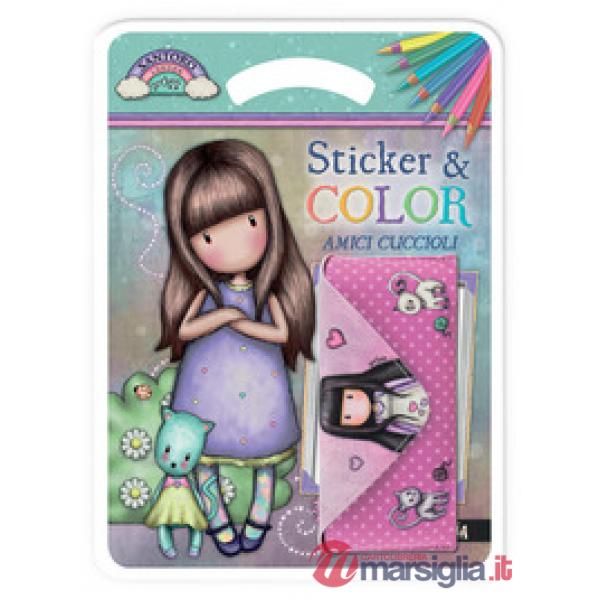 Amici cuccioli. Gorjuss. Sticker & color. Con adesivi. Ediz. a colori. Con porta occhiali soft