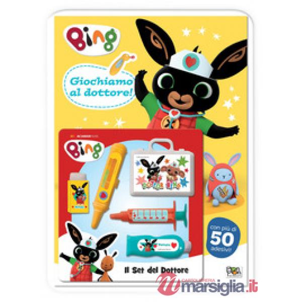 Giochiamo al dottore! Bing. Ediz. a colori. Con set del dottore. Con adesivi. Con set del dottore