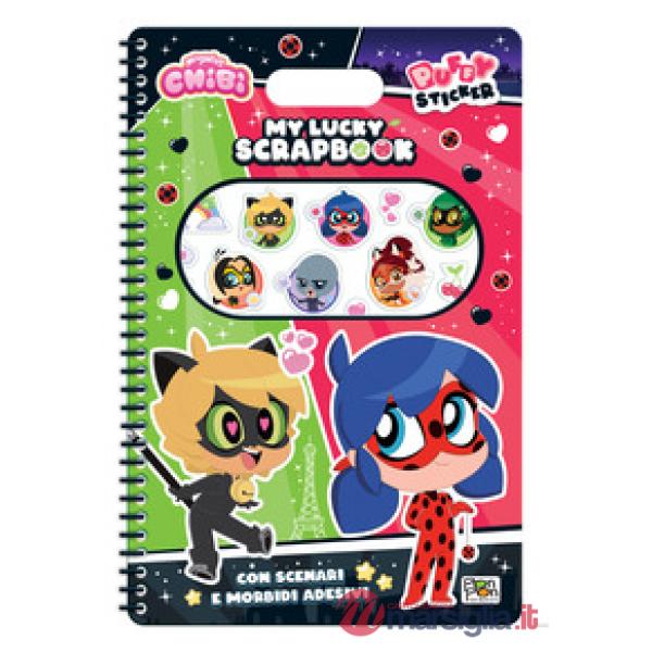 My lucky scrapbook. Miraculous Chibi. Puffy sticker. Ediz. a colori. Ediz. a spirale. Con Adesivi
