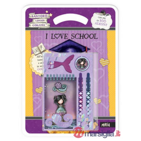 I love school. Gorjuss. Con adesivi. Ediz. a colori. Con stationery set