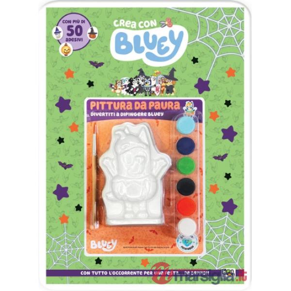 Pittura da paura. Crea con Bluey. Ediz. a colori. Con personaggio da dipingere, pennello e colori