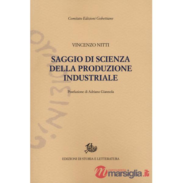 Saggio di scienza della produzione industriale