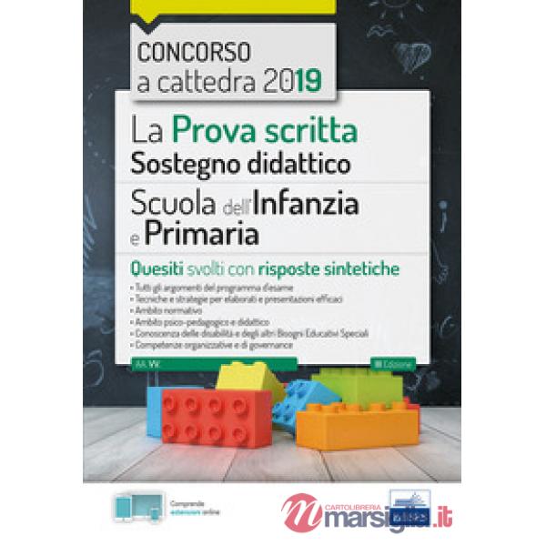 Prova scritta sostegno didattico per la scuola dell'infanzia e primaria (La)