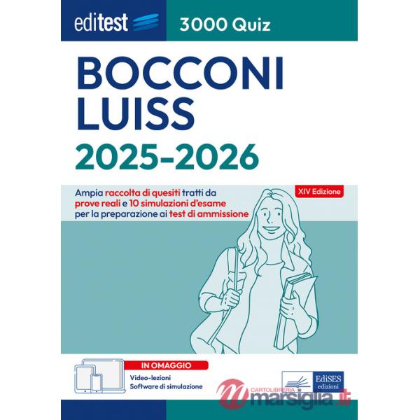 EdiTEST. Bocconi, Luiss. 3000 quiz. Ampia raccolta di quesiti tratti da prove reali e 10 simulazioni d'esame. Con software di si