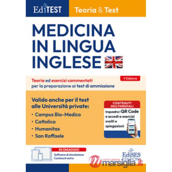 Test Medicina in inglese: manuale di teoria e test. Con espansione online. Con software di simulazione