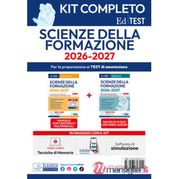 Kit completo EdiTEST Scienze della formazione. Con software di simulazione