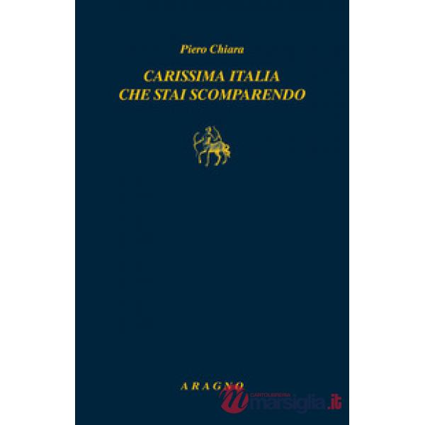 Carissima Italia che stai scomparendo