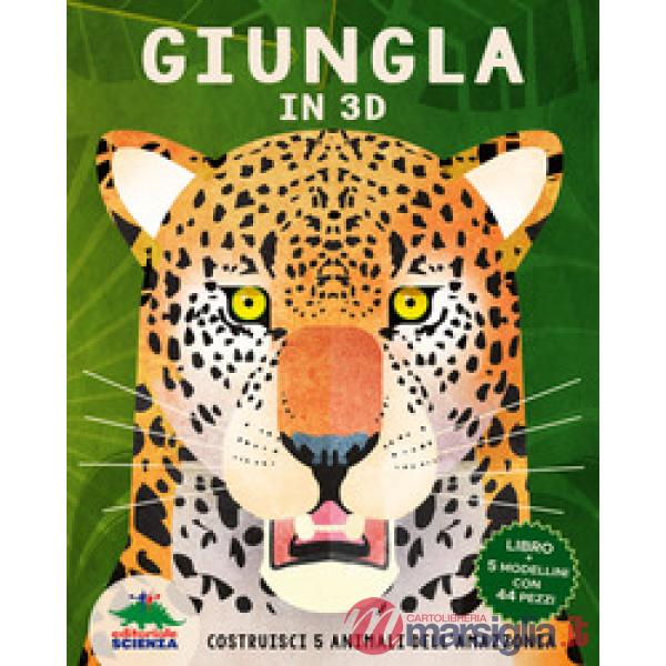Giungla in 3D. Costruisci 5 animali dell'Amazzonia