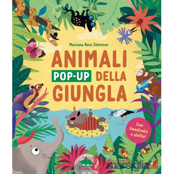 Animali pop-up della giungla. Con finestrelle e alette! Ediz. illustrata (Gli)