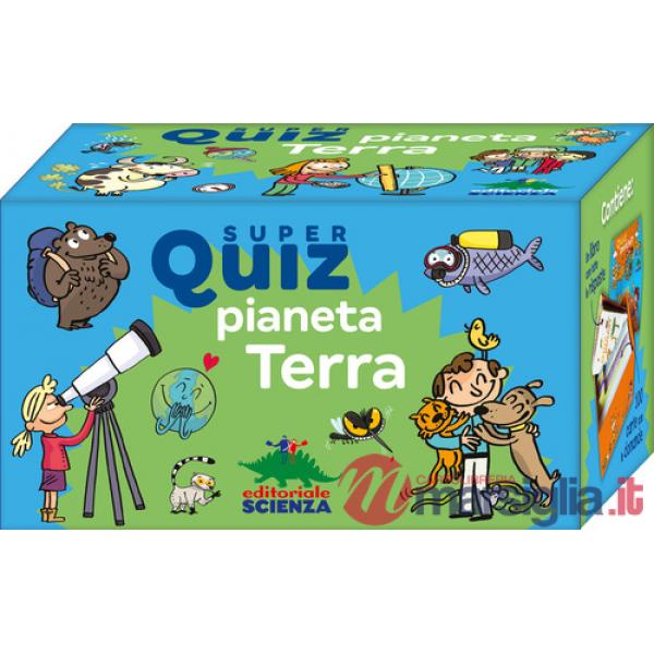 Super quiz. Pianeta Terra. Ediz. a colori. Con 100 Carte