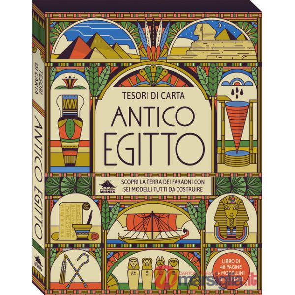 Antico Egitto. Scopri la terra dei faraoni con sei modelli tutti da costruire. Tesori di carta. Ediz. a colori. Con 6 modelli da