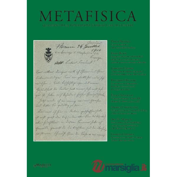 Metafisica. Quaderni della Fondazione Giorgio e Isa de Chirico (2021). Vol. 20-21