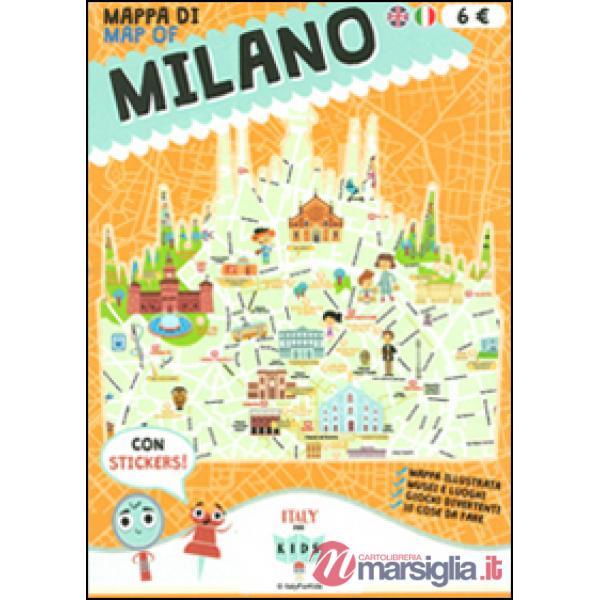 Mappa di Milano illustrata. Ediz. italiana e inglese