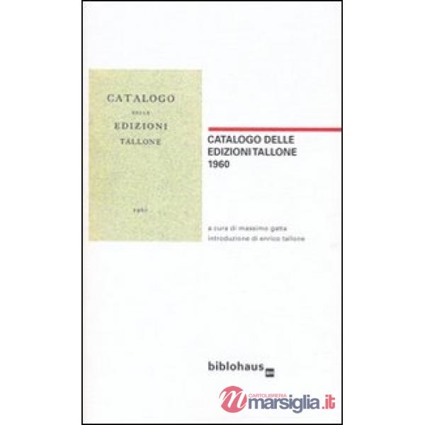 Catalogo delle edizioni Tallone 1960