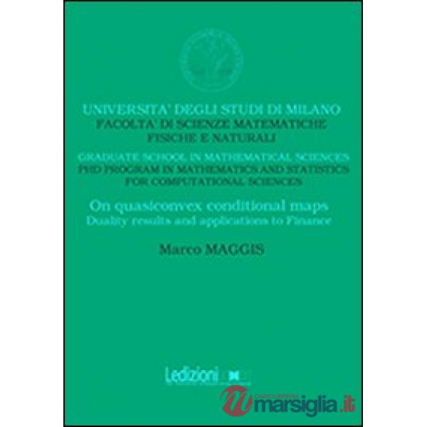 On quasiconvex conditional maps. Duality results and applications to finance