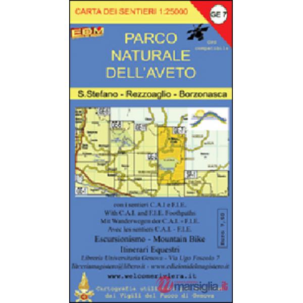 GE 7 Parco naturale dell'Aveto. S. Stefano, Rezzoaglio, Bornasca. GE 7 scala 1:25.000