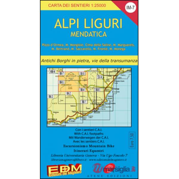 IM7 alpi liguri, Mendatica alta via dei monti liguri. Sentieri